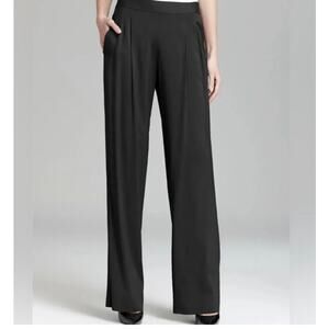 Theory Mitra Malaya Wide Leg Pull On Trousers Sz 4 (2364)